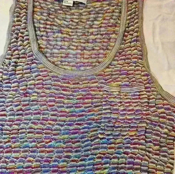 Forever 21 Multicolor Knit Mini Dress/ Cover-up.   Medium - Picture 5 of 5